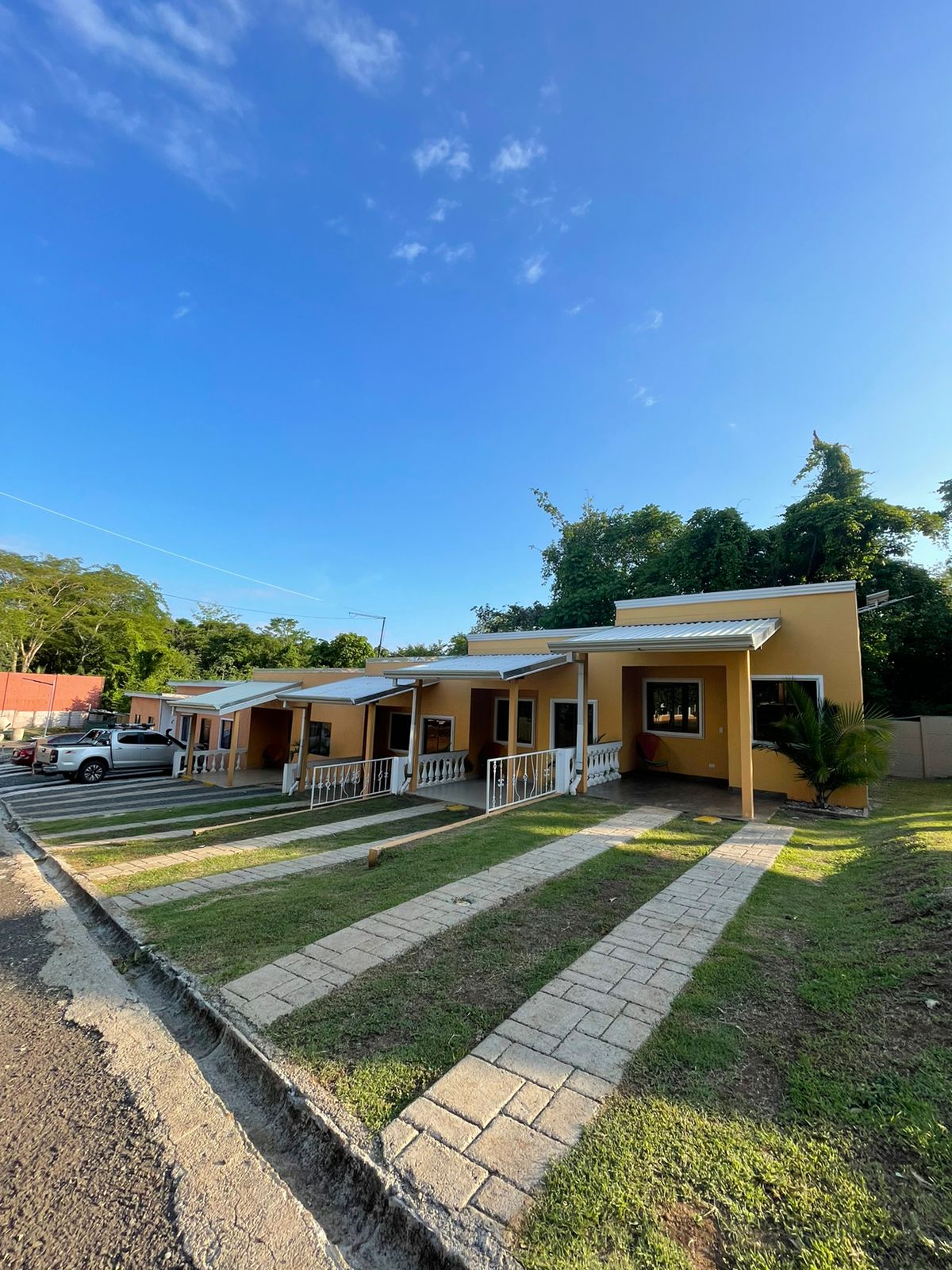 Exterior view of the villas
